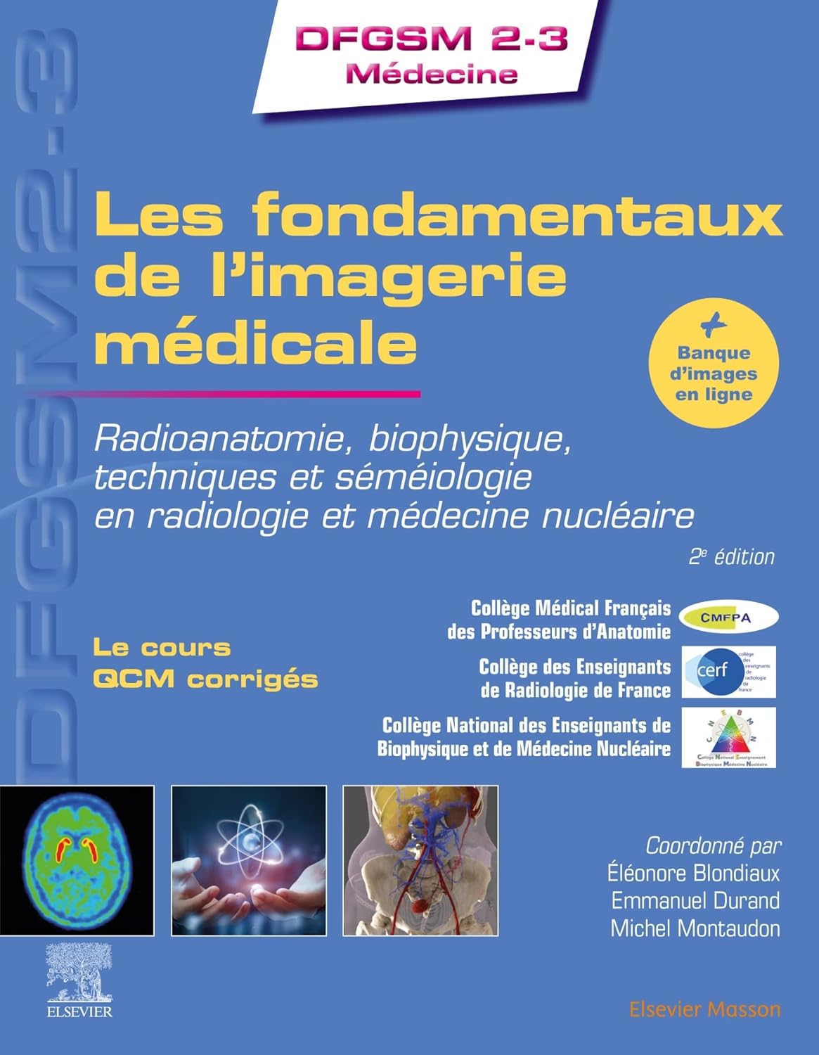Couverture du livre « Les fondamentaux de l'imagerie médicale » — DFGSM 2-3, 2e édition